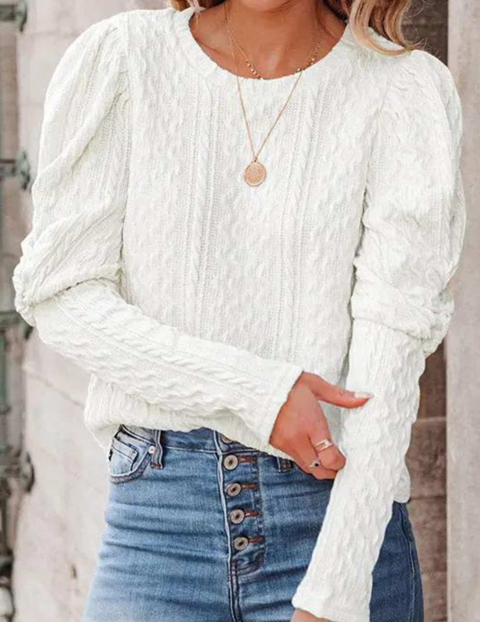 Puffy 2025 shoulder sweater