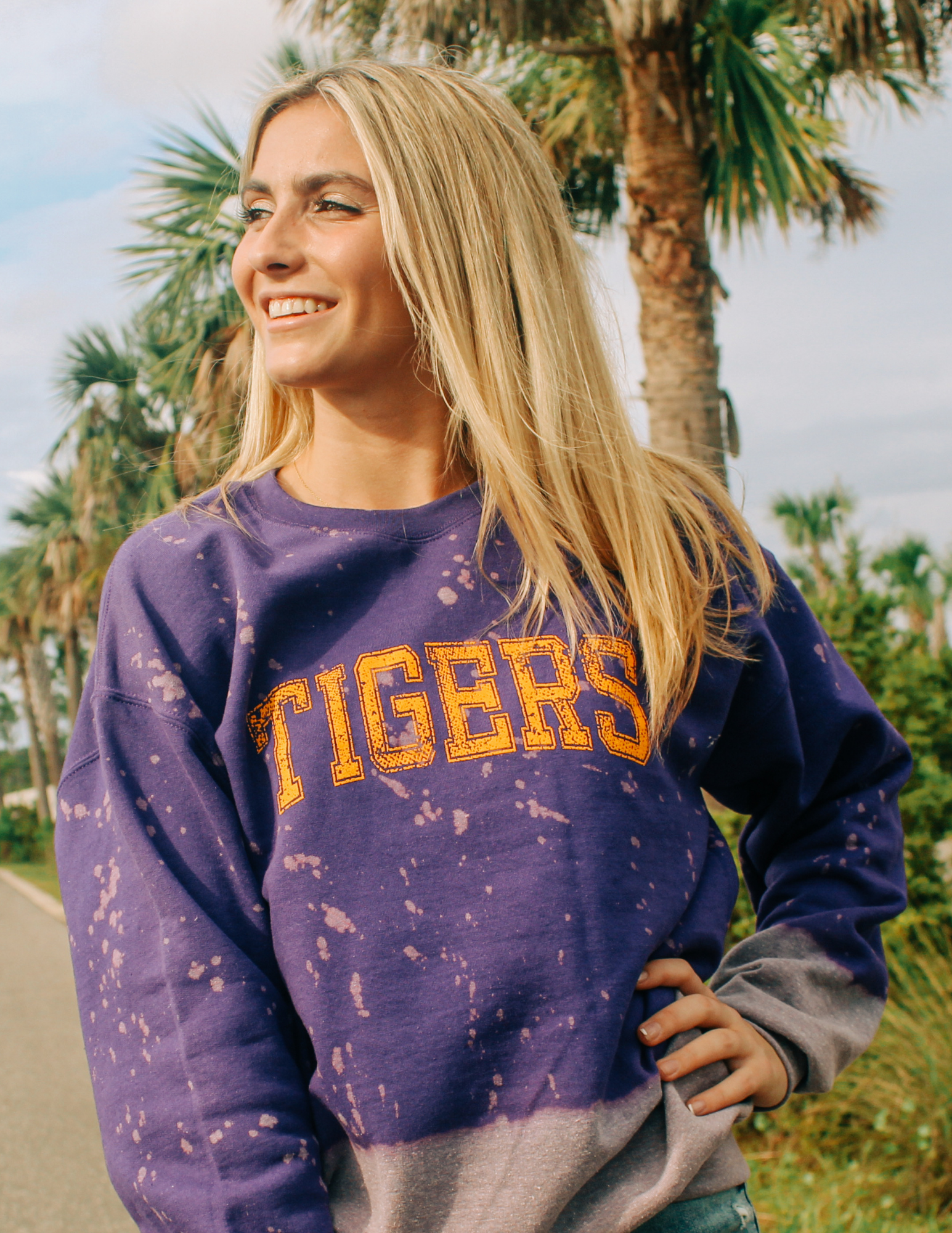 Lsu sweatshirt top