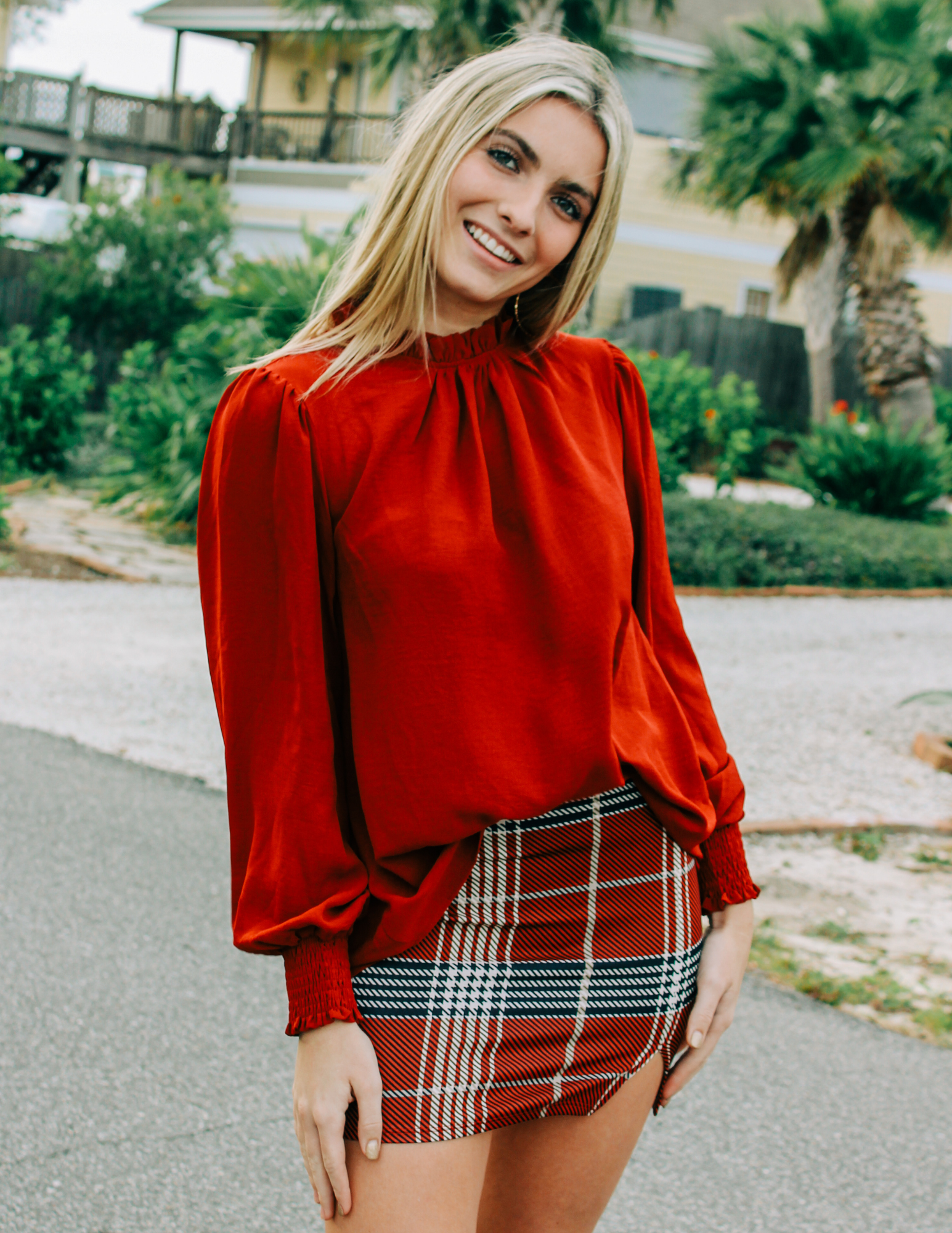 Plaid skirt outfit 30 deals